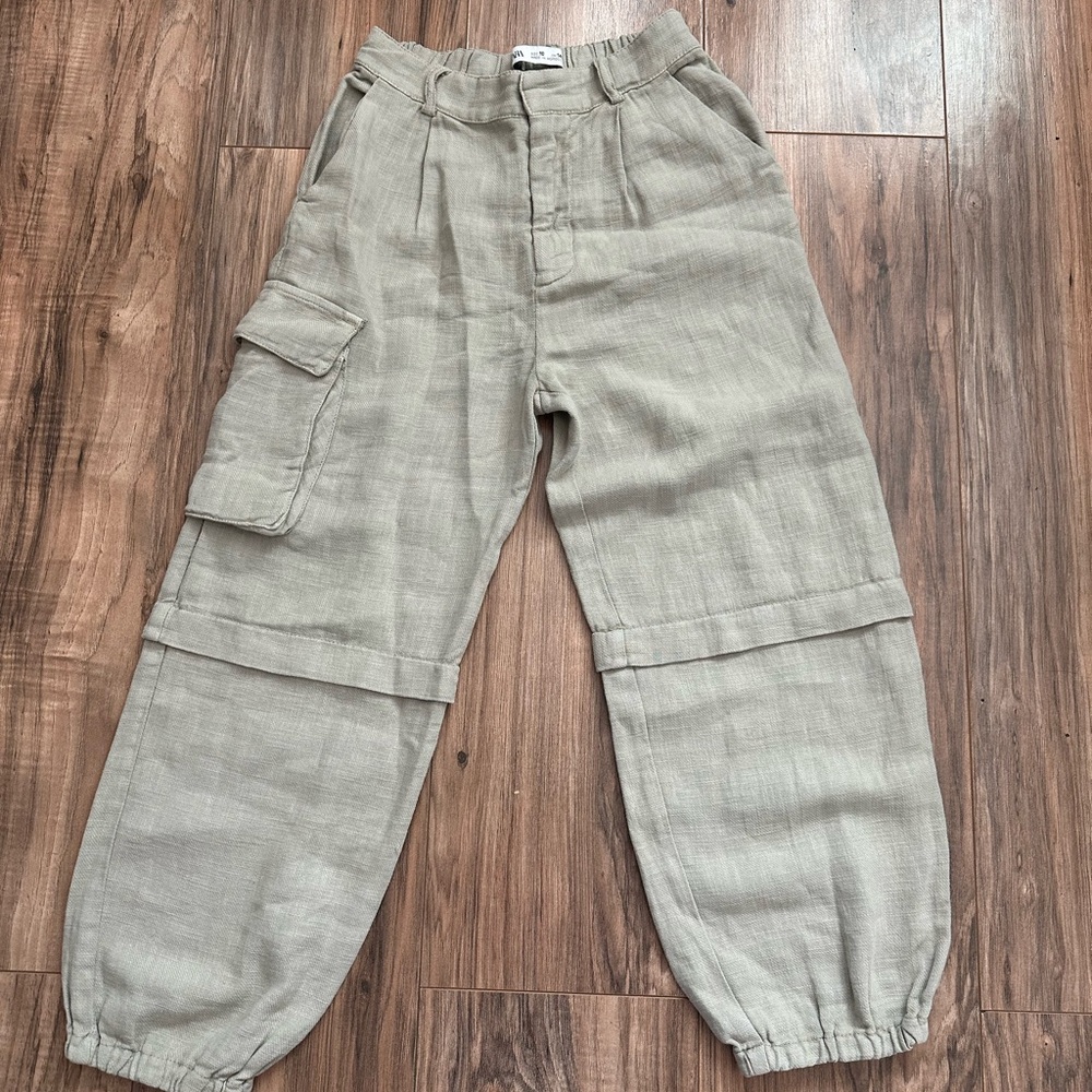 Zara Kids Cargo One Piece - Light Gray